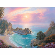 Francisco Caballero Signed Limited Edition Giclee Print:"McWay Cove Sanctuary"