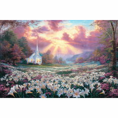 Francisco Caballero Signed Limited Edition Giclee Print:"Valley of Grace"