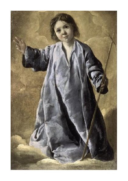 Francisco De Zurbaran Fine Art Open Edition Gicl&eacute;e:"Christ Child"