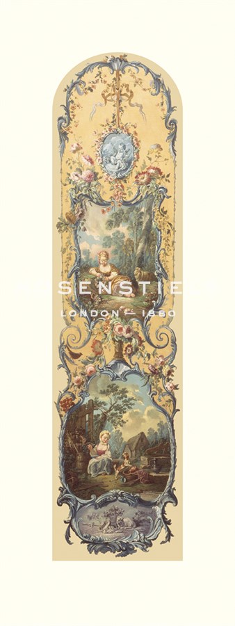 Francois Boucher Hand Numbered Limited Edition Print on Paper :"Rustic Pursuits III"