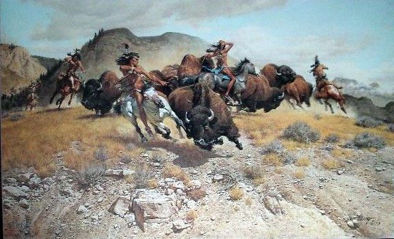 FRANK MCCARTHY 16X27 Secondary Market Art: "HUNT"