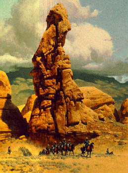 FRANK MCCARTHY 17X23 Secondary Market Art: "PATROL BROKEN FINGER"