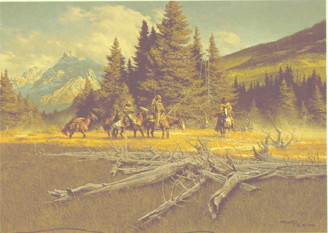 FRANK MCCARTHY 19X29 Secondary Market Art: "TIME OF DECISION"