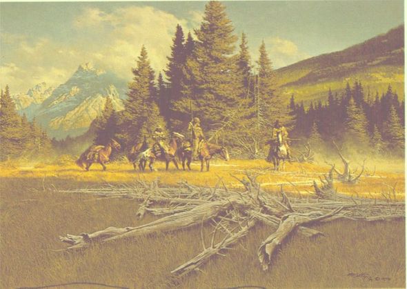 FRANK MCCARTHY 19X29 Secondary Market Art: "TIME OF DECISION"