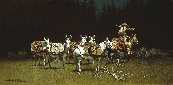 FRANK MCCARTHY 21X8 Secondary Market Art: "ALERT"