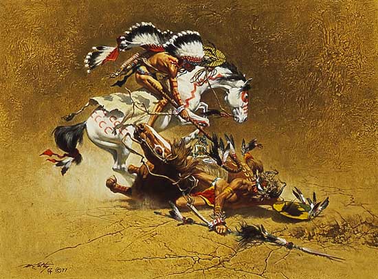 FRANK MCCARTHY 22X16 Secondary Market Art: "COUP"