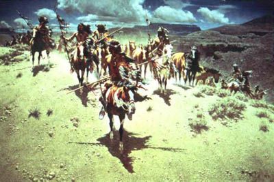 FRANK MCCARTHY 28X18 Secondary Market Art: "COMANCHE MOON"