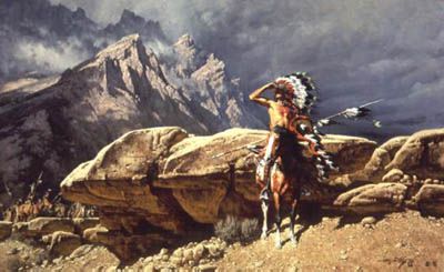 FRANK MCCARTHY 30X18 Secondary Market Art: "FROM THE RIM"
