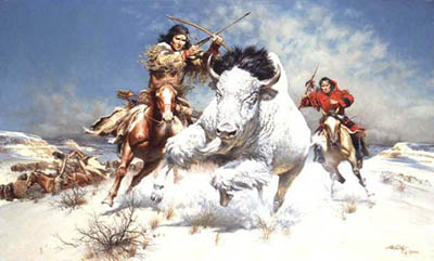 FRANK MCCARTHY 32X19 Secondary Market Art: "BIG MEDICINE"
