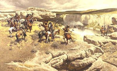 FRANK MCCARTHY 32X19 Secondary Market Art: "FIREBOAT"