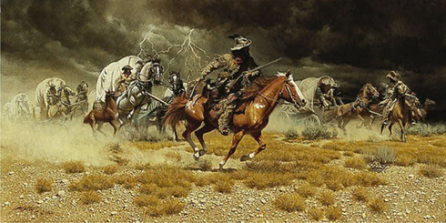 Frank McCarthy Artist Proof Limited Edition Print:"Spooked"