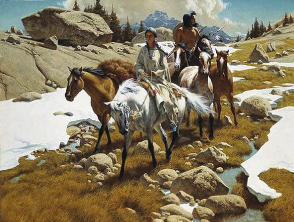 Frank McCarthy Artist Proof Limited Edition Print:"His Wealth"