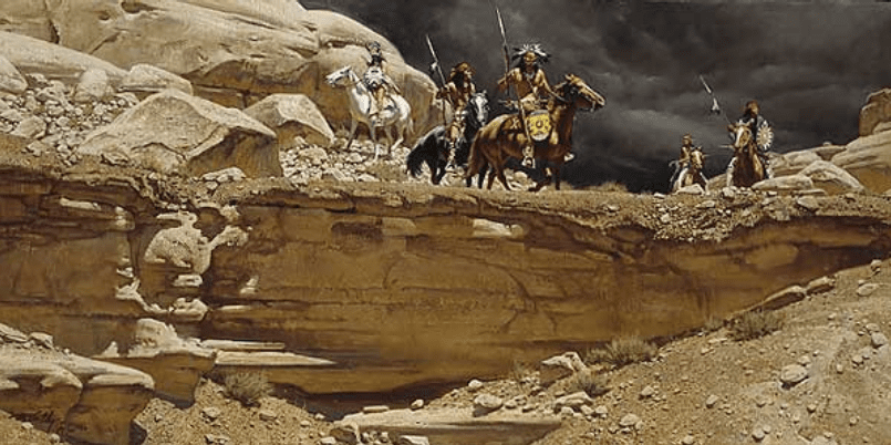 Frank McCarthy Artist Proof Limited Edition Print:"The Traders"