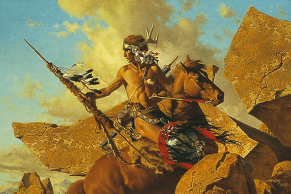 Frank McCarthy Limited Edition Print:"The Way of the Ancient Migration"