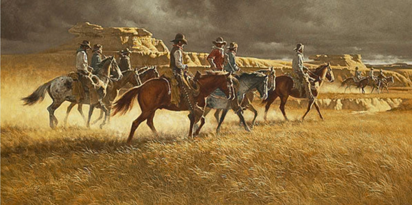 Frank McCarthy Artist Proof Limited Edition Print:"Heading Back"