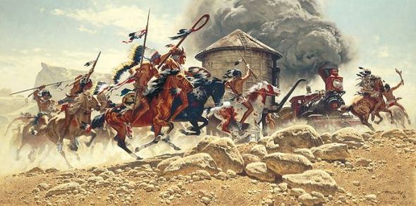 Frank McCarthy Limited Edition Gicl&eacute;e Canvas:"The Ambush"