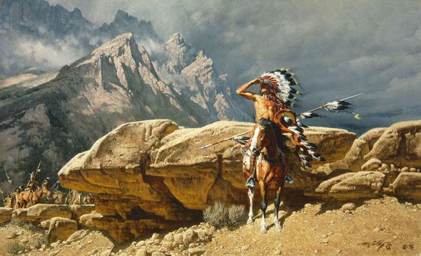 Frank McCarthy Hand Numbered Limited Edition Anniversary Canvas Giclee:"From the Rim"