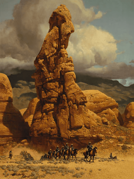 Frank McCarthy Limited Edition Print:"Patrol at Broken Finger"