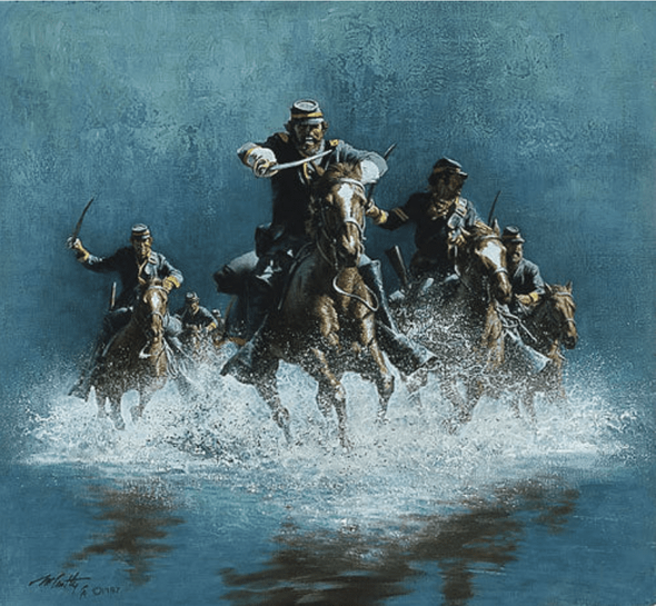 Frank McCarthy Limited Edition Print:"Saber Charge"