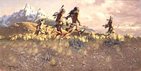 FRANK MCCARTHY Secondary Market Art: "WARRIORS"