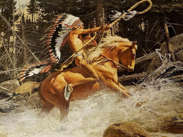 Frank McCarthy Signed and Numbered Limited Edition Lithograph:""