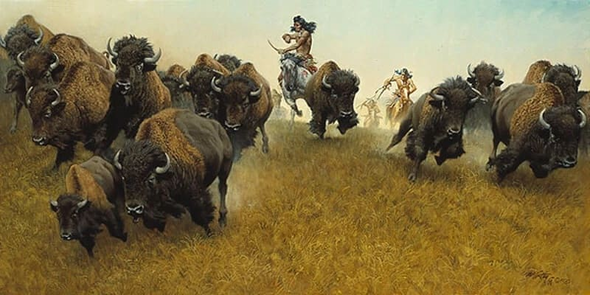 Frank McCarthy Signed and Numbered Limited Edition Lithograph: "Soldier Society"