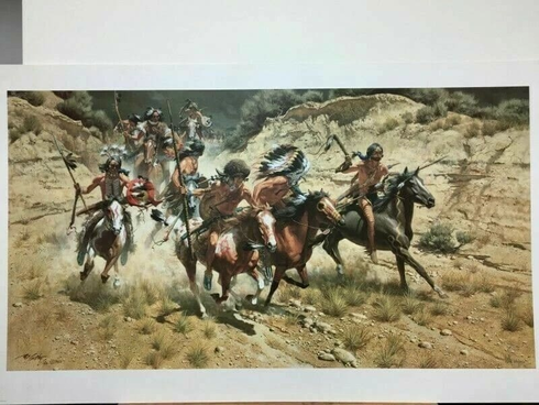 Frank McCarthy Signed and Numbered Limited Edition Lithograph: "The Decoys"