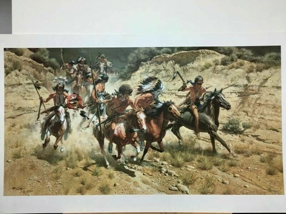 Frank McCarthy Signed and Numbered Limited Edition Lithograph: "The Decoys"