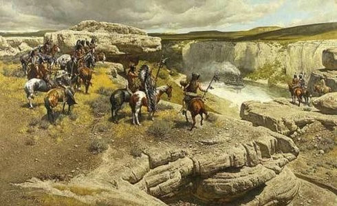 Frank McCarthy Signed and Numbered Limited Edition Lithograph: "The Fireboat"