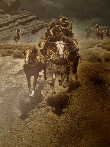 Frank McCarthy Signed and Numbered Limited Edition Lithograph: "The Ribbon Man"