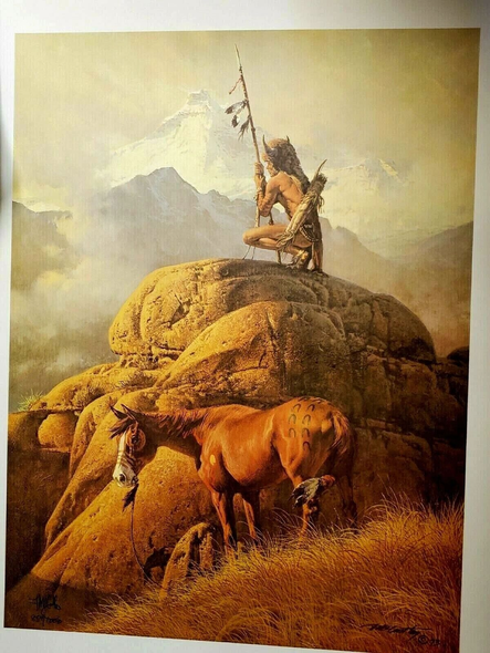 Frank Mccarthy Signed Limited Edition Lithograph: "Lone Sentinel"