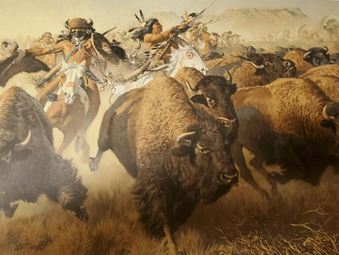 Frank Mccarthy Signed Limited Edition Offset Lithograph: "Attack on the Wagon Train"
