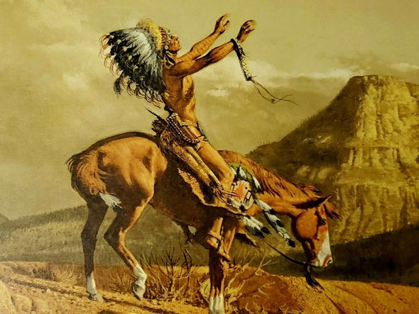 Frank McCarthy Signed Limited Edition Offset Lithograph: "The Prayer"