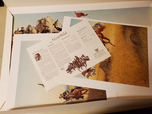 Frank McCarthy Signed Limited Edition Paper: "The Long Column"