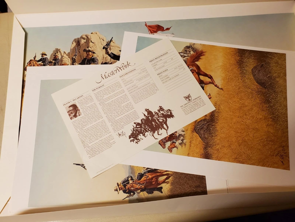 Frank McCarthy Signed Limited Edition Paper: "The Long Column"