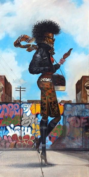 Frank Morrison Artist Signed Ltd Edition Giclee Print:" In Style"