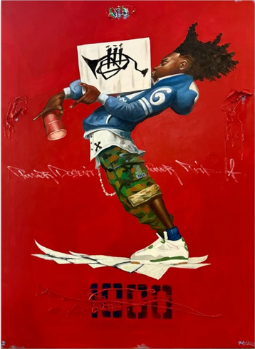 Frank Morrison Artist Signed Limited Edition Canvas Giclee:"Paper Jam" Frank Morrison Artist Signed Limited Edition Canvas Giclee:"Paper Jam"