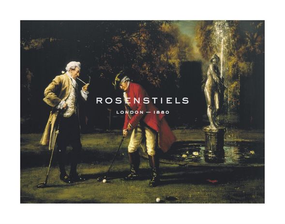Frank Moss Bennett Hand Numbered Limited Edition Print on Paper :"Putting on the Lawn"