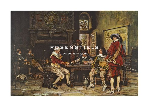 Frank Moss Bennett Hand Numbered Limited Edition Print on Paper :"The Winning Card"
