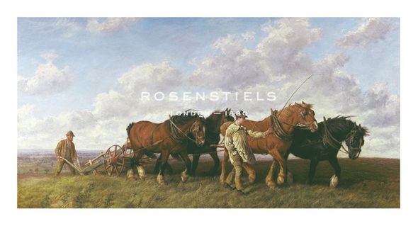 Frank Paton Hand Numbered Limited Edition Print on Paper :"Working the Land"