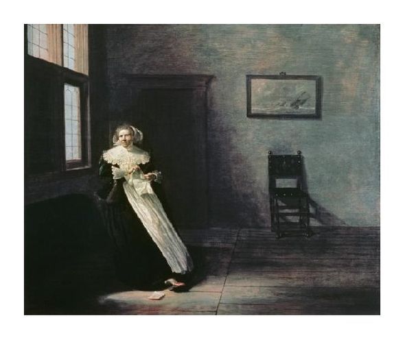 Frans Hals Fine Art Open Edition Gicl&eacute;e:"Woman Tearing Up a Letter"