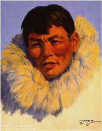 FRED MACHETANZ 20X16 Secondary Market Art: "SON OF THE NORTH"