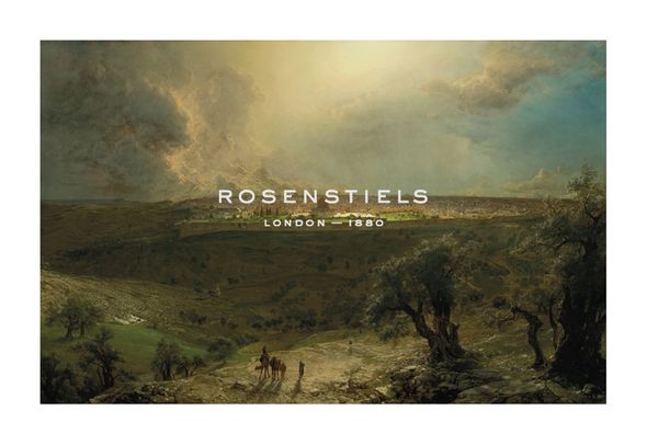 Frederic Edwin Church Hand Numbered Limited Edition Print on Paper :"Jerusalem from the Mount of Olives"