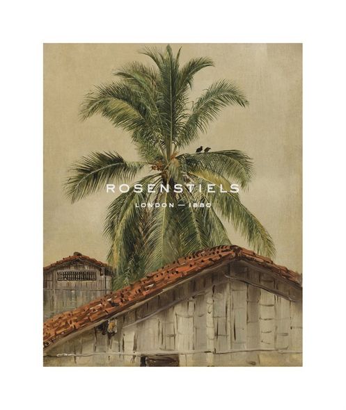 Frederic Edwin Church Hand Numbered Limited Edition Print on Paper :"Palm Trees and Housetops, Ecuador"