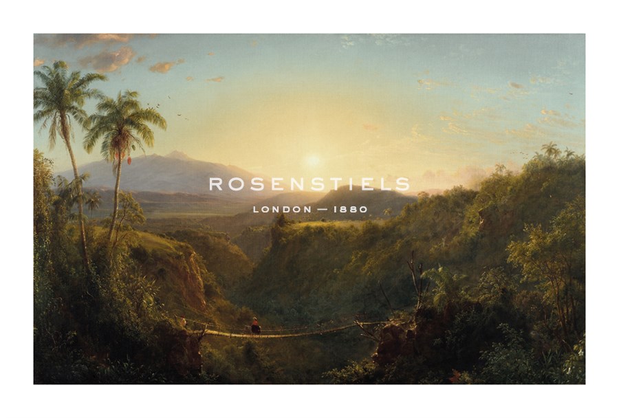 Frederic Edwin Church Hand Numbered Limited Edition Print on Paper :"Pichincha"