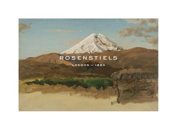 Frederic Edwin Church Hand Numbered Limited Edition Print on Paper :"Study of Mount Chimborazo, Ecaudor"