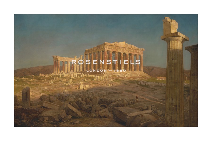 Frederic Edwin Church Hand Numbered Limited Edition Print on Paper :"The Pathenon"