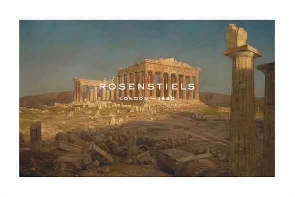 Frederic Edwin Church Hand Numbered Limited Edition Print on Paper :"The Pathenon"