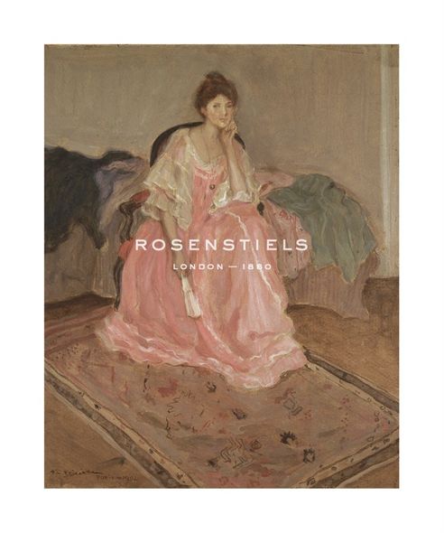 Frederick Carl Frieseke Hand Numbered Limited Edition Print on Paper :"Lady in Pink, 1902"