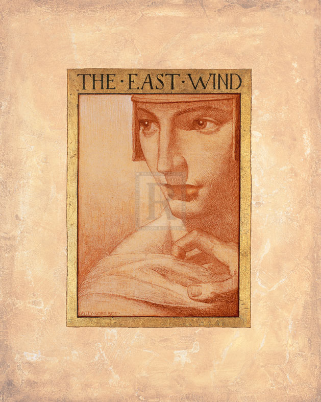 Frederick Cayley Robinson Hand Numbered Limited Edition Print on Paper :"The East Wind"